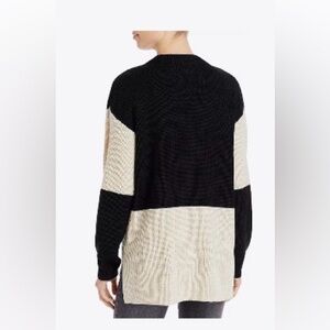 Karl Lagerfeld Black and Cream Sweater